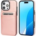 thumbnail image 3 of MYKOMI Compatible with iPhone 16 Pro Max Case Wallet with Credit Card Holder, Flip Premium Leather Magnetic Clasp Kickstand Heavy Duty Protective Cover for iPhone 16 Pro Max 6.9 Inch, 3 of 7