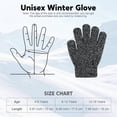 thumbnail image 2 of Cooraby 3 Pairs Kid's Winter Gloves Thick Warm Knitted Gloves Children Cold Weather Gloves, 2 of 7