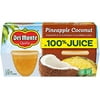 Del Monte Pineapple Coconut Fruit Cup Snacks, 4 Ounce (Pack Of 24)