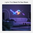 thumbnail image 4 of Luces de pared inteligentes LED Nanoleaf Lines WiFi RGBW de 16 millones de colores, 4 of 9