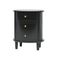 thumbnail image 3 of Resenkos Nightstand Small Side Table,Functional Retro Brown Side Table, Sturdy & Elegant, Ideal for Small Spaces & Kids' Rooms, Black, 3 of 6