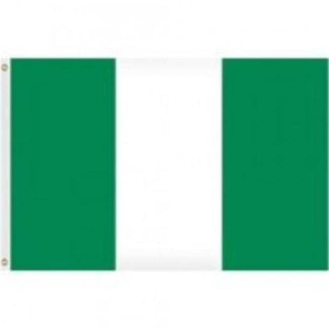Drapeau du Nigeria Nyl-Glo 3 Pi x 5 Pi
