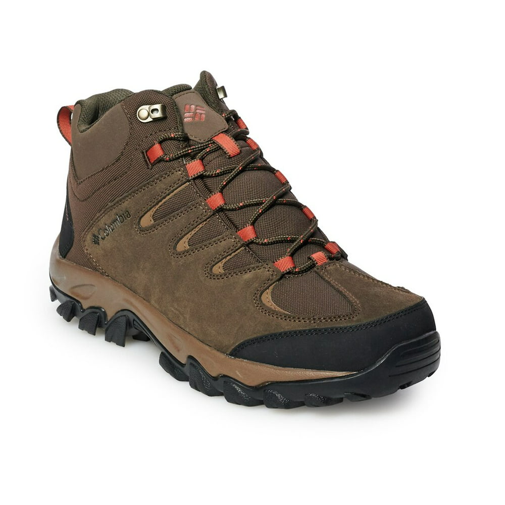 Columbia Buxton Peak Men's Hiking Boots Cordovan - Walmart.com ...
