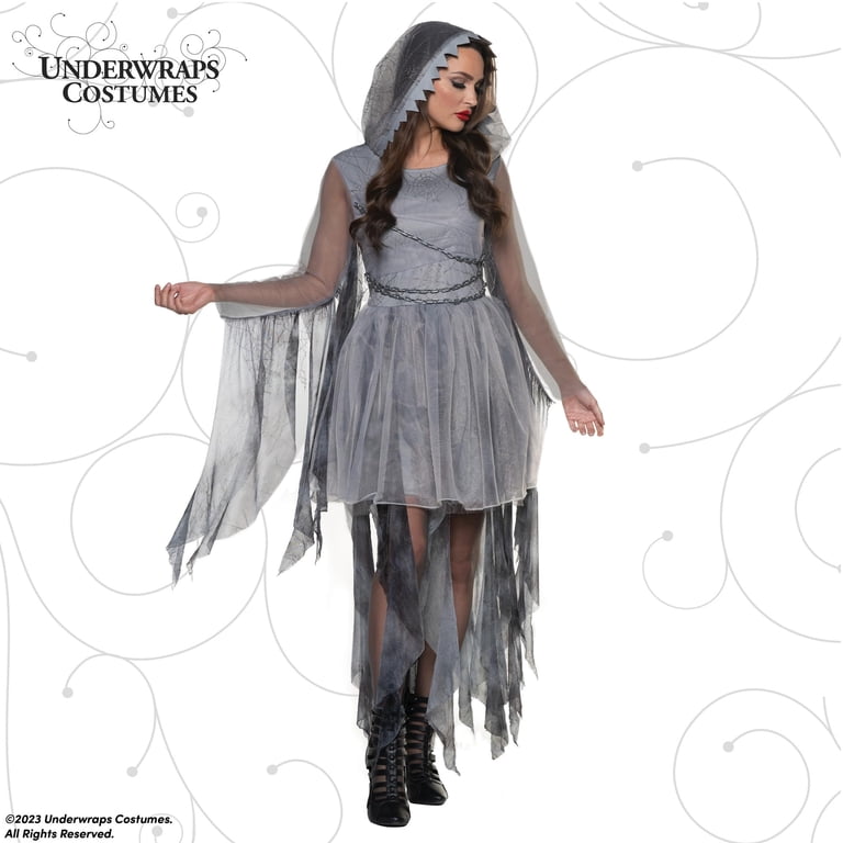 grey halloween dress Ghostly Spirit Costume Adult Large archive-dresses