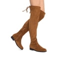 thumbnail image 4 of Dream Pairs Women's Over The Knee Boots Low Block Heel Casual Fashion Design, 4 of 5