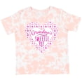 thumbnail image 3 of Inktastic Grandma's Sweetie Pie with Pink Hearts Boys or Girls Toddler T-Shirt, 3 of 5