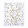 thumbnail image 4 of 3D Nail Stickers Gold Silver Metal Black Geometric Flower, 4 of 5