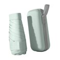 thumbnail image 3 of Mini paraguas de viaje impermeable para mujeres, hombres y niños, sombrilla portátil para negocios. Verde claro, 3 of 9