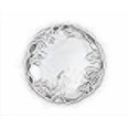 thumbnail image 2 of Arthur Court Aluminum Grape Design Round Tray, 15-Inch Diameter, Vineyard-Inspired with Openwork Border, Food-Safe Platter Serving Elegance, 2 of 4