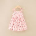 thumbnail image 2 of Odeerbi 2025 Summer Toddler Baby Girls Sleeveless Sling Dress Graphic Print Children's Clothing, 2 of 3