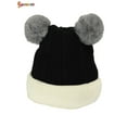thumbnail image 5 of Spencer Toddler Kids Baby Winter Beanie Warm Hat Thick Scarf Earflap Hood Scarves Skull Knitted Caps for Boys Girls Age for 2+ "Black", 5 of 8
