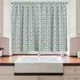 thumbnail image 2 of Ambesonne Floral Kitchen Curtains, Vintage Magnolia Flowers Art, 55"x30", Jade Green and Pale Sepia, 2 of 3