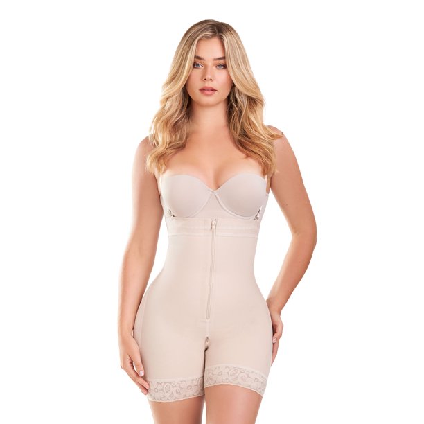 Faja Ann Chery Strapless Cierre Tipo Short Power Secret Mujer
