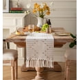 thumbnail image 4 of Boho Table Runner with Tassels for Home Dining Table décor, for Modern Farmhouse Decor 13 x 72 Inch, 4 of 5