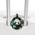 thumbnail image 3 of Panda Set of 2pcs PU Leather Round Suitcase Tags with Privacy Cover and Name ID Tag - Ideal for Travel Luggage, Handbags, Backpacks, School Bags, 3 of 6