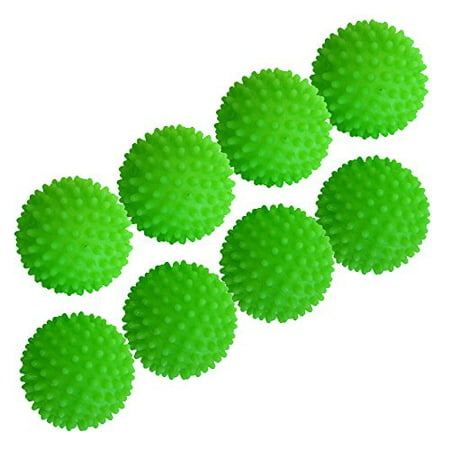Set of 8 Black Duck Brand Green - Reusable Dryer Balls Replace Laundry Drying Fabric Softener and Saves You Money