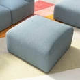 thumbnail image 2 of Assemble Modular Lounge Ottoman in Mist Fabric, 2 of 8