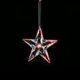 thumbnail image 3 of Christmas Tree Decorations Holiday Light up Sparkling Ornament Five-pointed Star LED Lighted Hanging Flash Pendant, 3 of 5