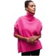 thumbnail image 3 of Suéter de punto con cuello simulado para mujer, prendas de punto sueltas sólidas, jersey informal de invierno, 3 of 5