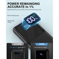 thumbnail image 2 of Cargador portátil Power Bank ARINTA 10000 mAh PD 22,5 W negro, 2 of 8