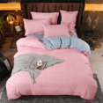 thumbnail image 1 of Ensemble de Literie SHAR avec 1 Housse de Couette en Coton, 1 Drap et 2, 1 of 2