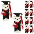 thumbnail image 1 of 10 unids adorable graduación oso muñecas flor ramo de ramo de oso decoraciones encantadoras de oso decoraciones, 1 of 7