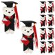 thumbnail image 1 of 10 unids adorable graduación oso muñecas flor ramo de ramo de oso decoraciones encantadoras de oso decoraciones, 1 of 5