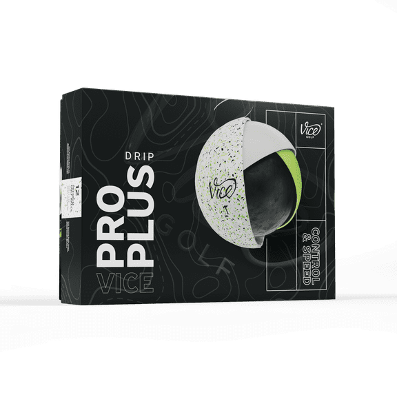 Vice Pro Plus Golf Balls Drip Lime 12 pack