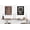 Black, variant on Kate and Laurel Sylvie High Fidelity Framed Canvas Wall Art by Emiko and Mark Franzen of F2Images, 22x22 Gray, Decorative Vinyl Record Art for Wall