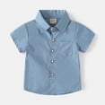 thumbnail image 5 of Esaierr Kids Toddler Summer Shirts Tees for Boys,Baby Short Sleeved T-Shirt Cute Casual Solid Color Shirts Short Sleeve Undershirt Tops for 1-6Years, 5 of 8
