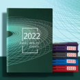 thumbnail image 2 of Planificador Calendario 2022 Planificador Portátil Agenda Escritorio Diarios Bloc de Notas Comercial, Verde, 2 of 5