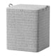 thumbnail image 2 of Bolsa de Almacenamiento de Tela No Tejida de Gran Capacidad con Diseño de Flechas Grises y Olas, Organizador de Ropa y Edredones para Armarios Del Hogar., 2 of 6