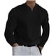 thumbnail image 1 of Tops para hombre Camisas Blusas Elegante Casual Camisas de manga larga Camisa de moda Color sólido Cuello en V Jersey Odeerbi ODB-5, 1 of 8