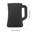 thumbnail image 3 of Creative Black Chalkboard with Rope for Writing Use Beer Mug Shaped Craft Decoration 7.5 Inches, 3 of 5