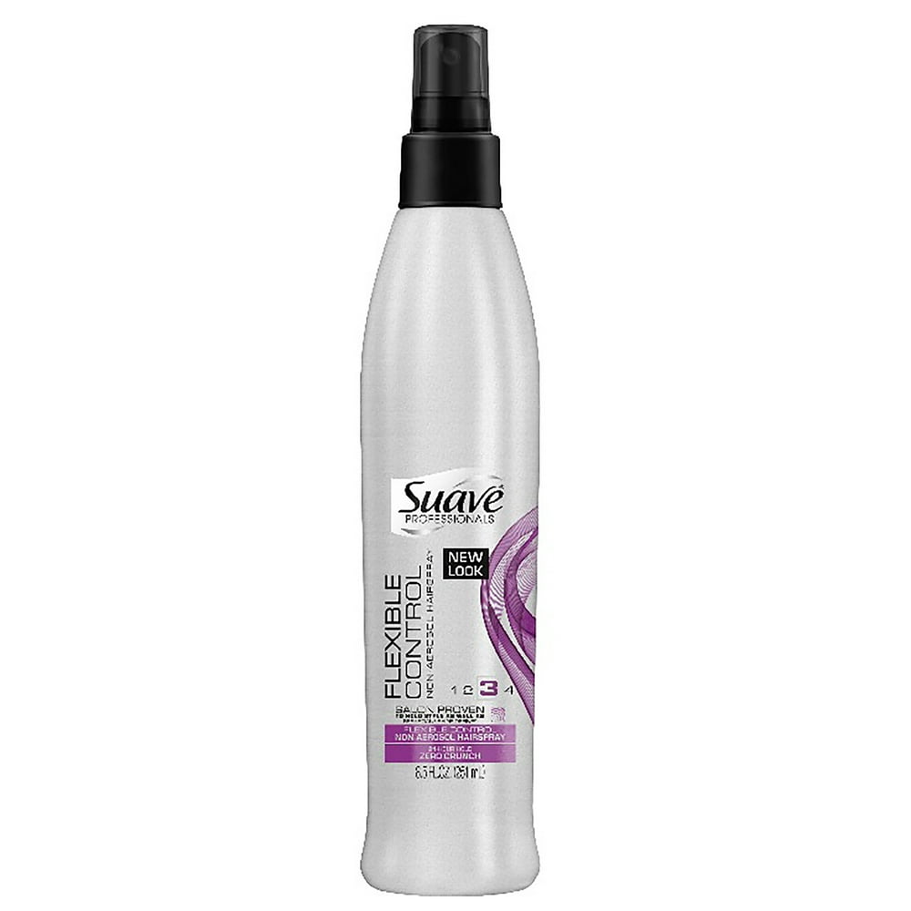 Suave Professionals Flexible Control Non Aerosol Hairspray, 8.5 oz