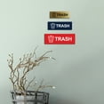 thumbnail image 4 of Signs ByLITA Basic Trash Sign (Black) - Large, 4 of 5