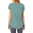 thumbnail image 2 of Ma Croix Womens Lightweight Comfort Active Round Hem Short Sleeve T Shirt, 2 of 6