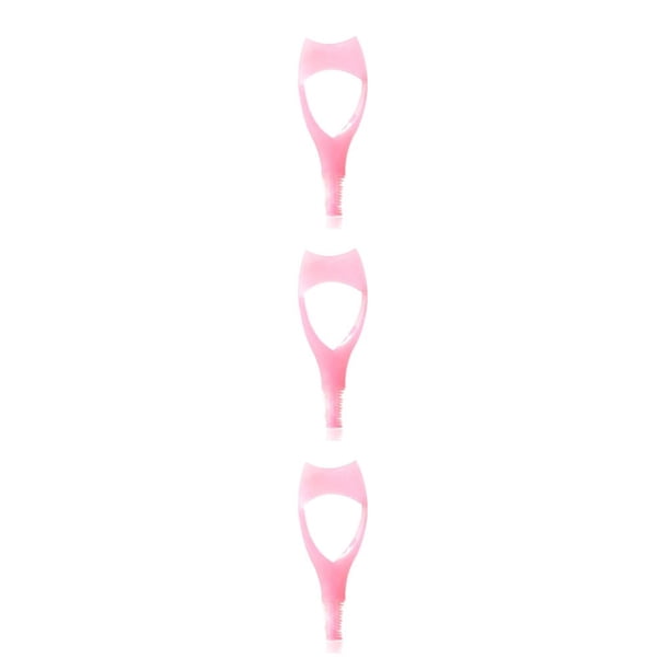 Soidarity Women 3 in 1 Mascara Supplies Makeup Eye Guide Portable Curler Accessory Natural Beauty Eyelashes Lash Applicator Guard Type1