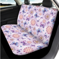 thumbnail image 3 of HUIACONG Butterfly Datura Flower Car Seat Cover Set, with Car Center Console Armrest Cover Wrist Strap Keychain, Compatible with Vans Truck, 3 of 5