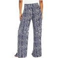 thumbnail image 2 of Three Dots Womens Printed Pant,Distressed Aztec Indigo,Small, 2 of 2
