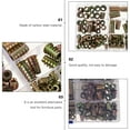 thumbnail image 2 of FUTUREORYY 120Pcs Threaded T Nut Set Carbon Steel Assorted Color for Carpenters, 2 of 4