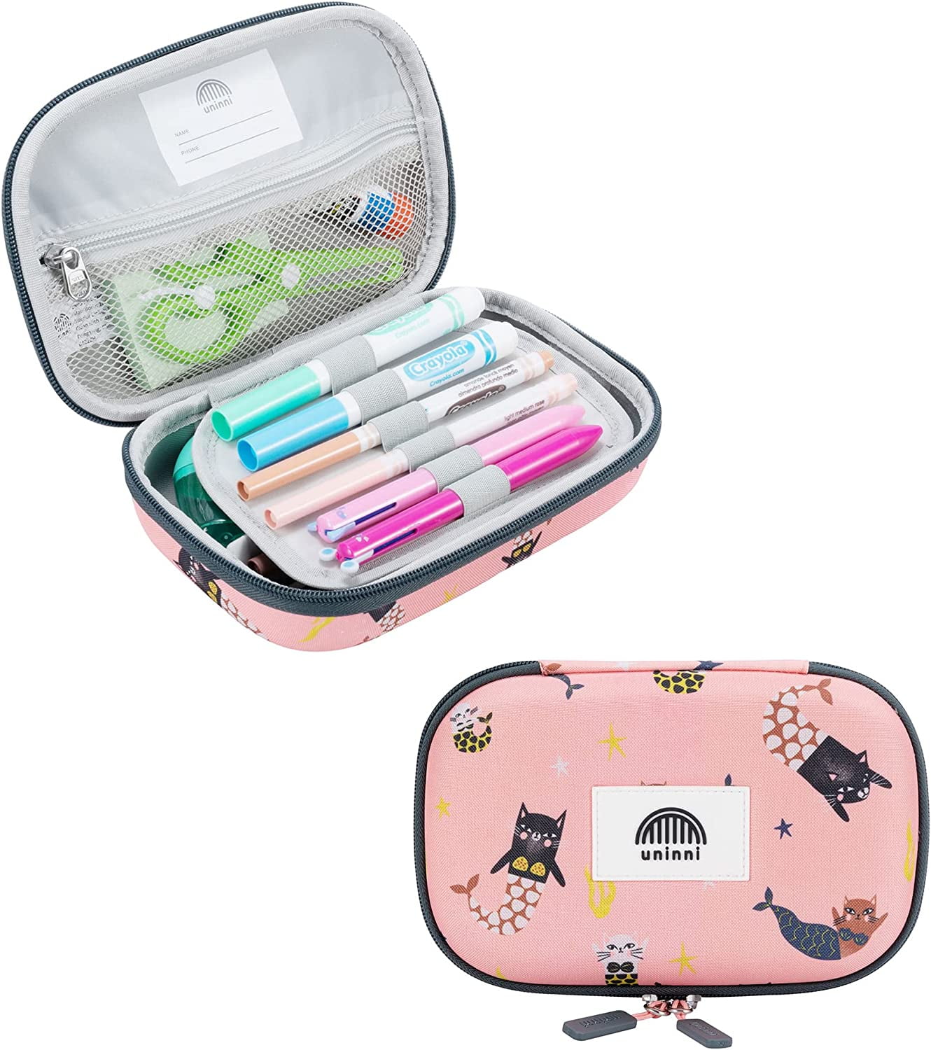 uninni Kids Pencil Case for Boys and Girls with High-Capacity Storage ...