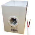 thumbnail image 1 of In-Wall Speaker Cable 500ft 14 AWG FT6 in pull-thru box white, 1 of 4