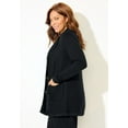 thumbnail image 3 of Catherines Women's Plus Size Ottoman Stitch Cardigan Blazer, 3 of 4