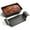 Black, variant on 9.84 X 5.71Inch Meat Loaf Pan With Drain Tray,2-Piece Cast Iron Loaf Pans,Bread Pan,Bread Baking Pan,Meat Loaf Pan,Portable Lift And Serve Feature,Professional Grade Non-Stick Carbon Steel Baking Pan
