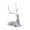 Gray Sitting, variant on TISHITA Elk Figurine Deer Statue Desktop Ornament Animal Sculpture for Table Centerpiece Entrance Shelf Living Room Housewarming Gift Gray Sitting