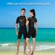 thumbnail image 3 of Trajes de Buceo Traje de Buceo Manga Corta Pantalones Cortos Pieles de Buceo para Pareja Mono Traje de Surf para Snorkel Natación en Agua Fría Mujer Negro XL,3MM Inevent OD017107-10, 3 of 6
