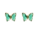 thumbnail image 1 of Boucles d'Oreilles Créatives Multicolores en Diamant Papillon pour Femmes, 1 of 8