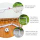thumbnail image 4 of juego de portería de fútbol portátil para niños, puerta de fútbol plegable, 4 of 6