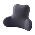 thumbnail image 1 of Soporte lumbar almohada respaldo para regalos de conducción ergonómico Oficina respaldo soporte cojín cintura cojín accesorios , Gris, 1 of 10